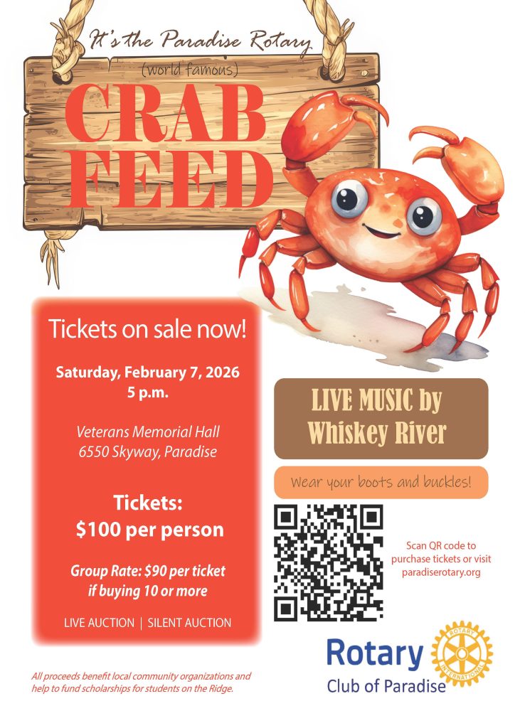 Rotary Crab Feed tickets flyer 2025_v3